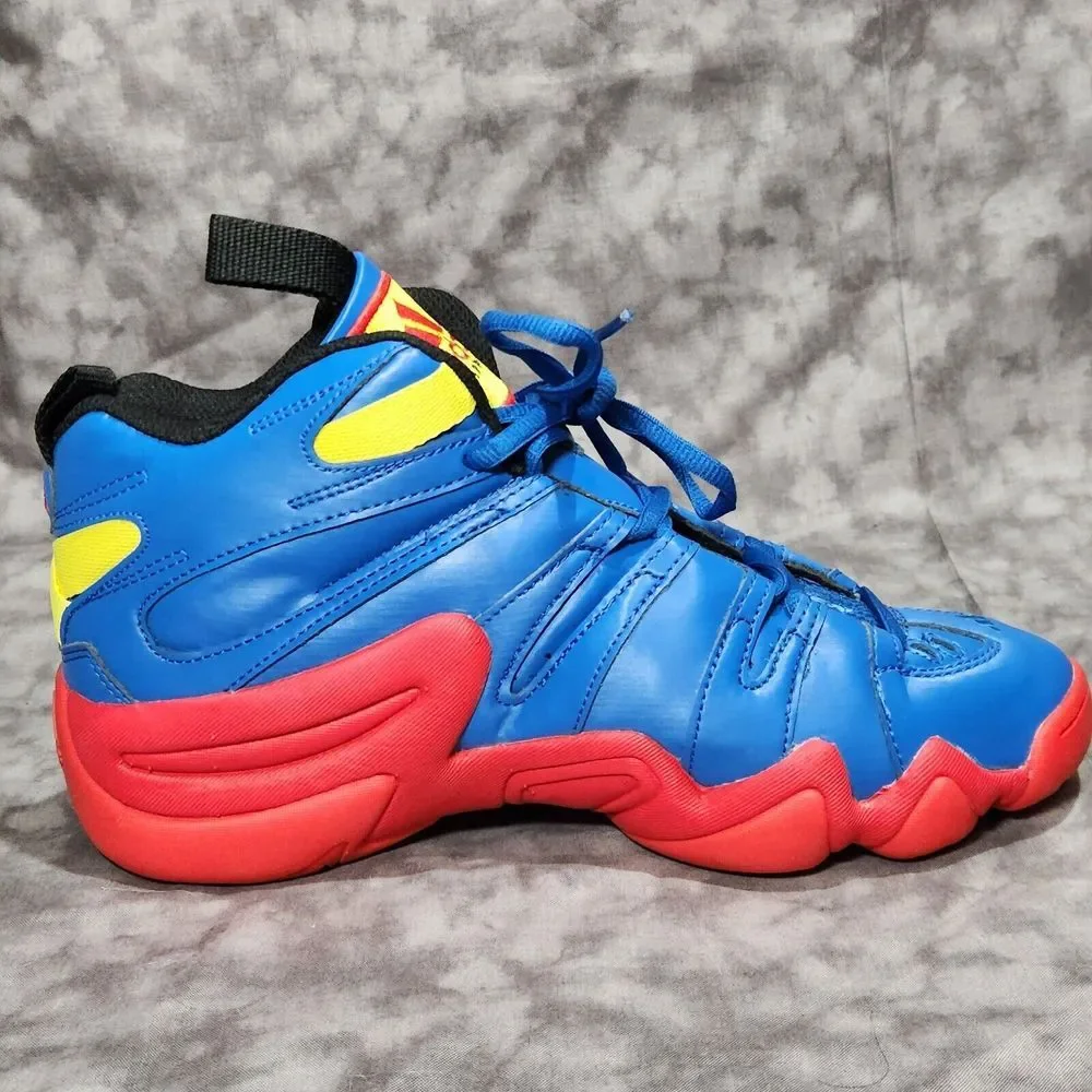 Adidas Crazy 8 Kobe Bryant Shoes Blue Red Yellow Superman Dwight Howard Size 6.5